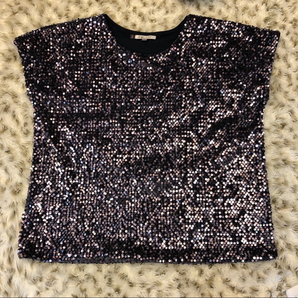 NWOT Jennifer Lopez Sparkle Top